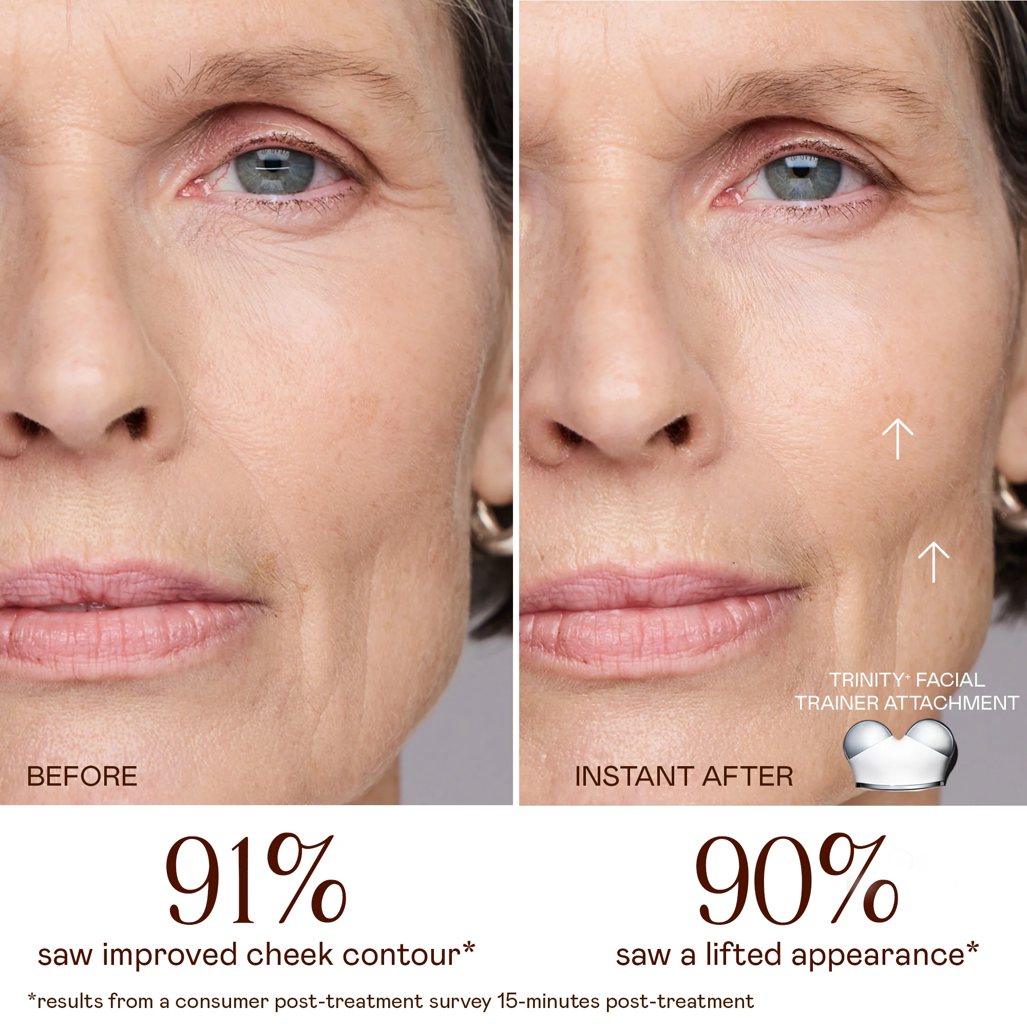 TRINITY+ Microcurrent Facial Trainer Attachment - Facial Sculpting Attachment - Image 3